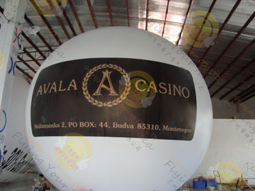 Big PVC Helium Inflatable Advertising Balloon Customized For Decoration