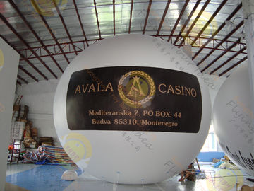 Big PVC Helium Inflatable Advertising Balloon Customized For Decoration