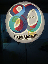 RGB の気球のデジタル魅力的で膨脹可能な移動印刷はライトを導きました